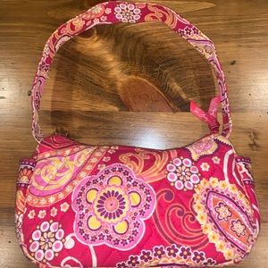 Vera Bradley Paisley Pk Coral floral Maggie purse
